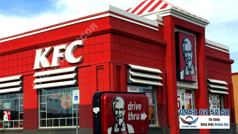 Thi công bảng hiệu KFC Quận Thủ Đức 2024 2025 2