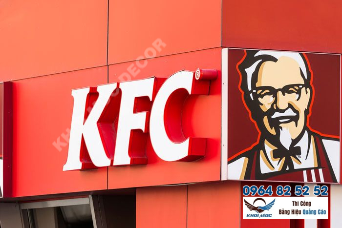 Thi công bảng hiệu KFC Quận Thủ Đức 2024 2025