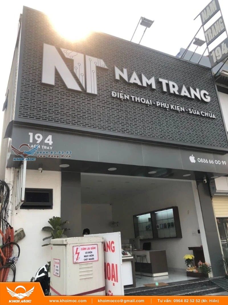 bảng hiệu tôn đột lỗ 2622