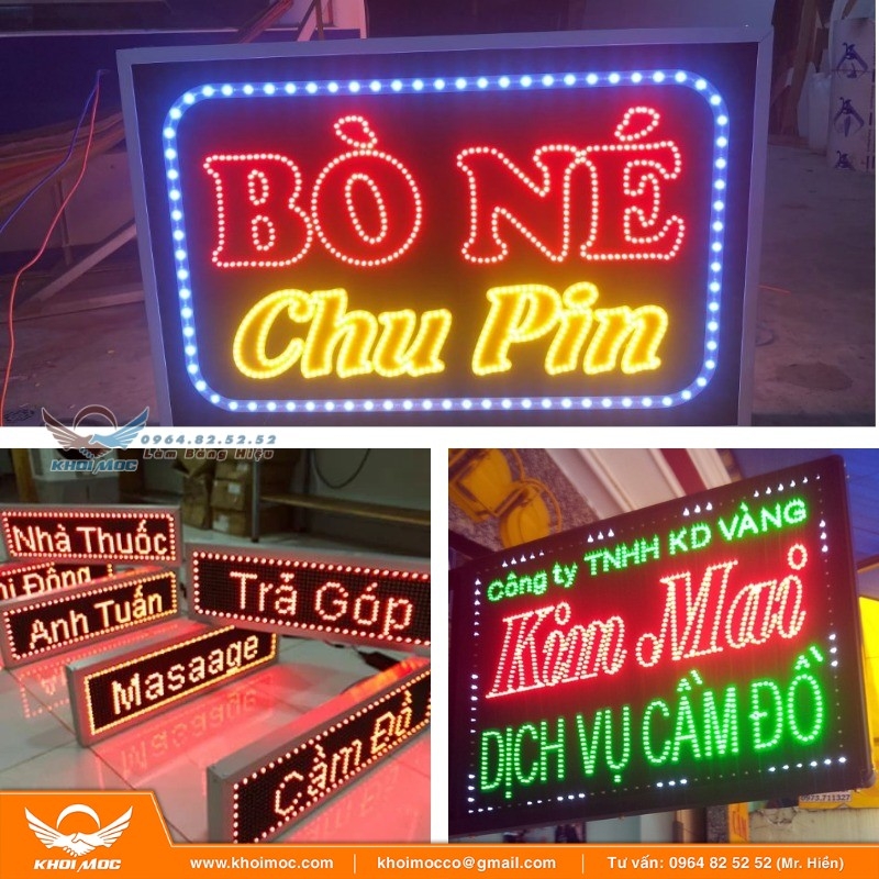 Các loại led làm bảng hiệu quảng cáo2 6á