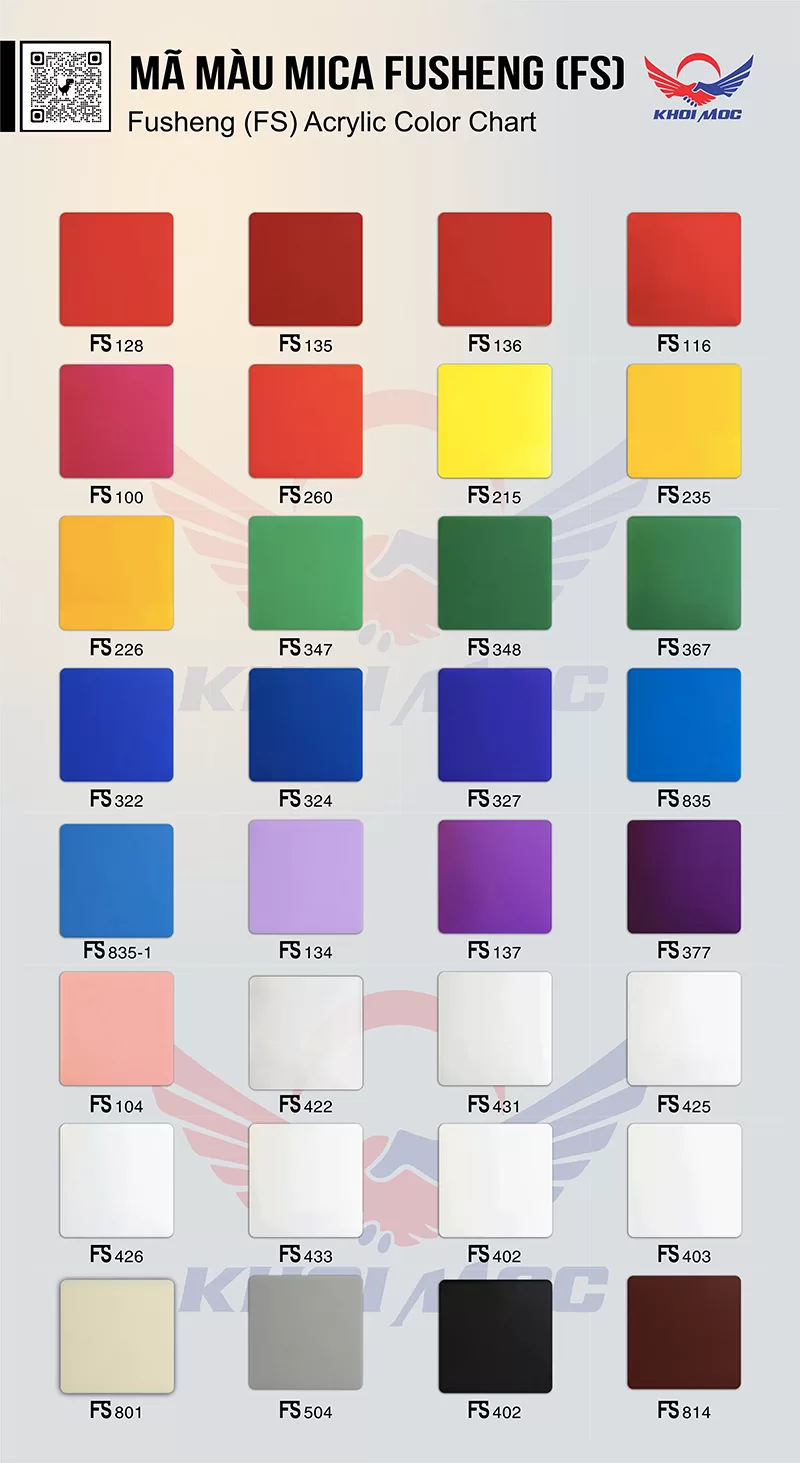 bang ma mau mica fusheng fs acrylic