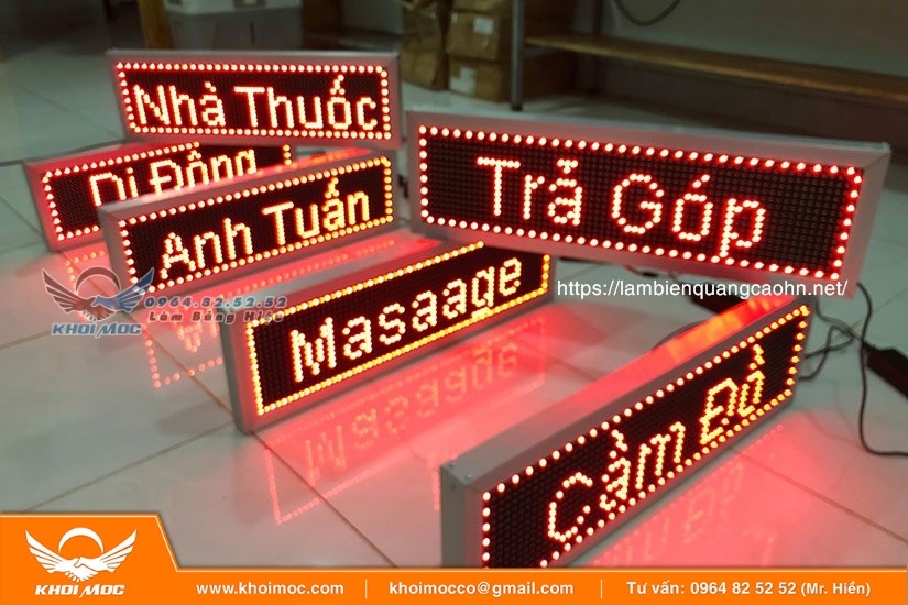 Các loại led làm bảng hiệu quảng cáo 23á6s