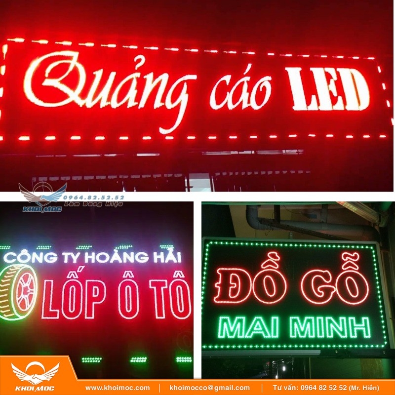 Các loại led làm bảng hiệu quảng cáo 26as